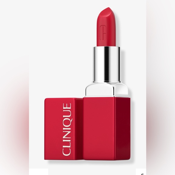 NEW Clinique Pop Reds Lip Color Lipstick & Cheeks Blush Rouge “Roses Are Red” - Picture 3 of 5